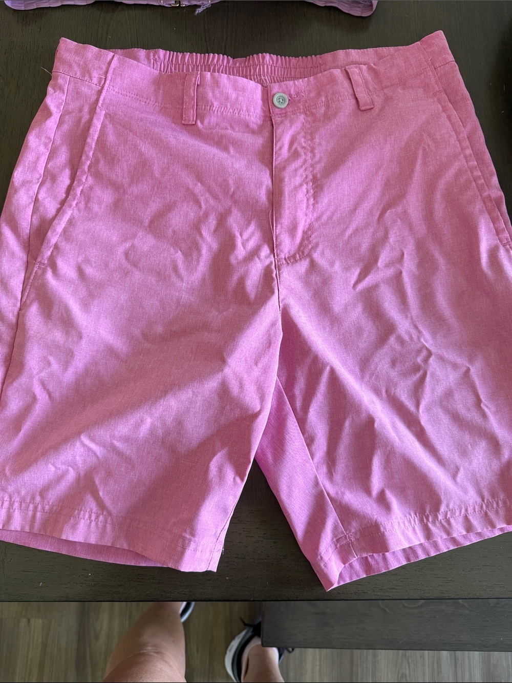 Men's Pink Casual Shorts NICKLAUS GOLF SPORT